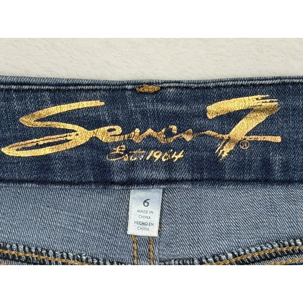 Seven7 Tummyless High Rise Skinny Jeans Size 6 Premium Stretch Denim Slimming - Picture 9 of 11